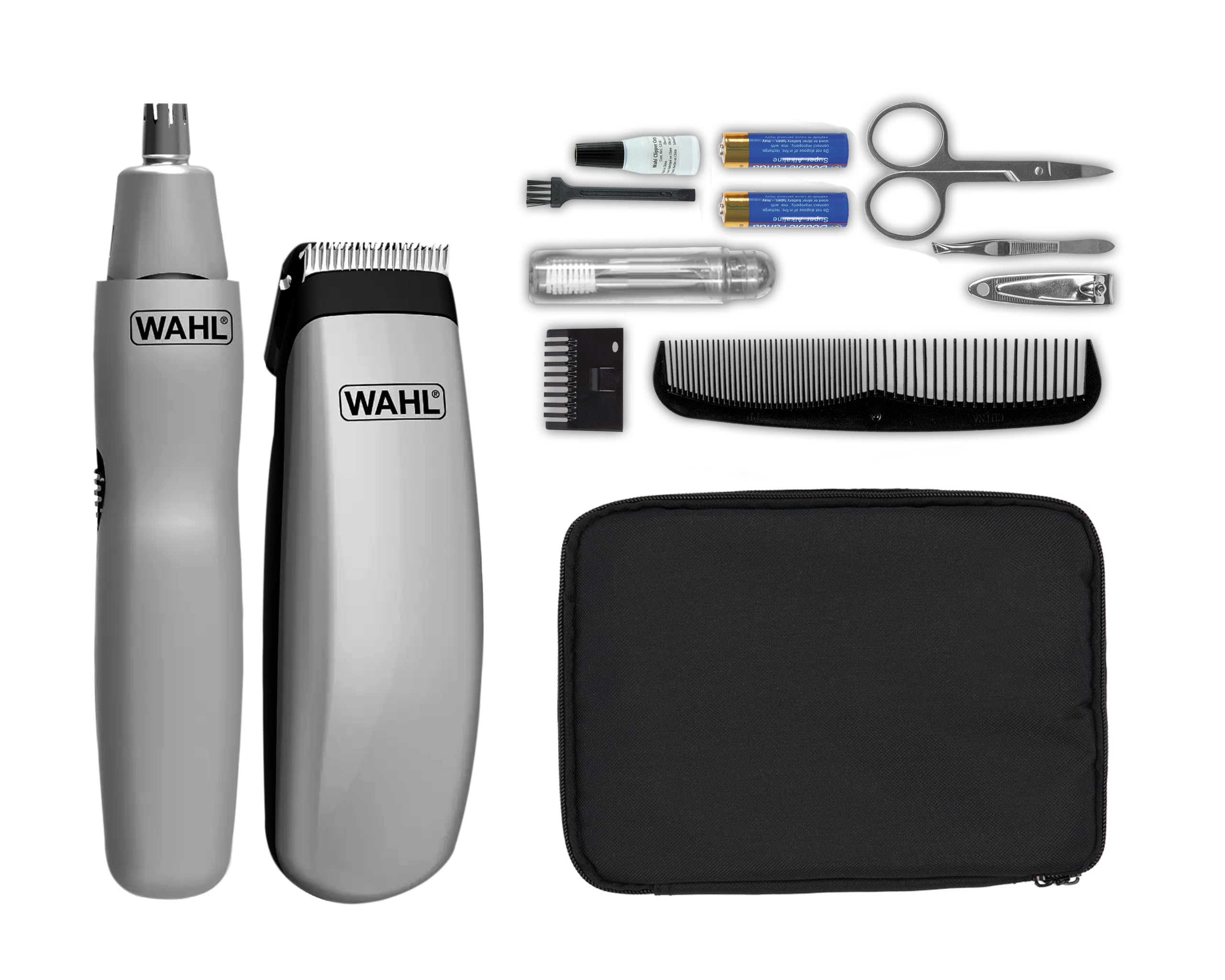 Wahl 9962-1816 seyahat seti/pille çalışan sakal kesme makinesi ve
